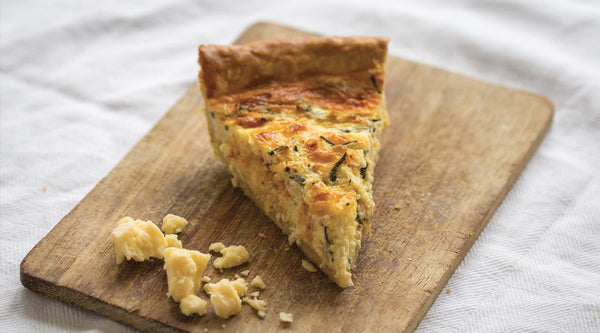 Crab, Samphire & Barber’s 1833 Quiche